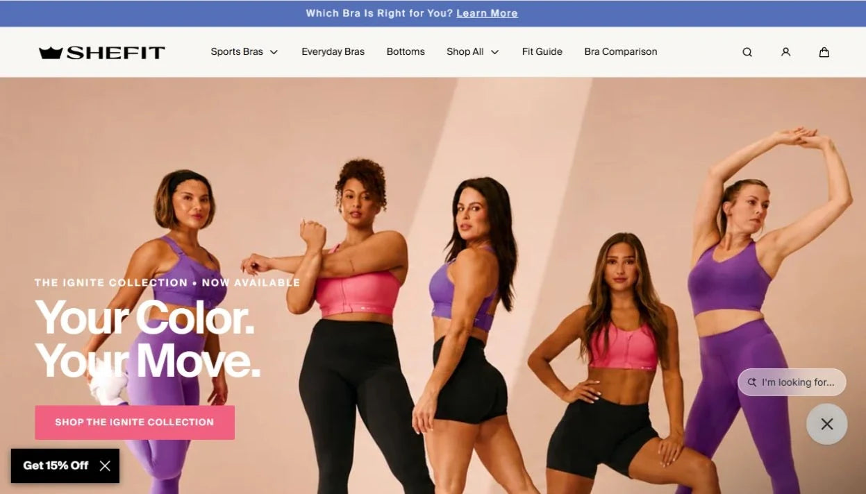SHEFIT website screenshot